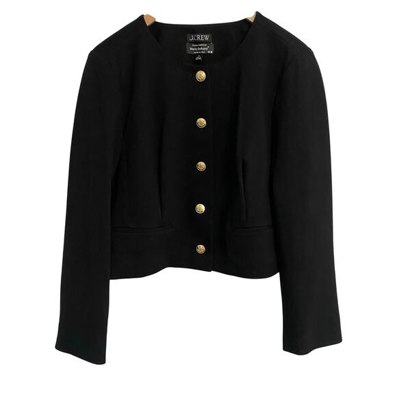 J. Crew Louisa Lady Jacket Italian Ponte Plus Size 14 Work Office Career BP593 - Picture 1 of 10